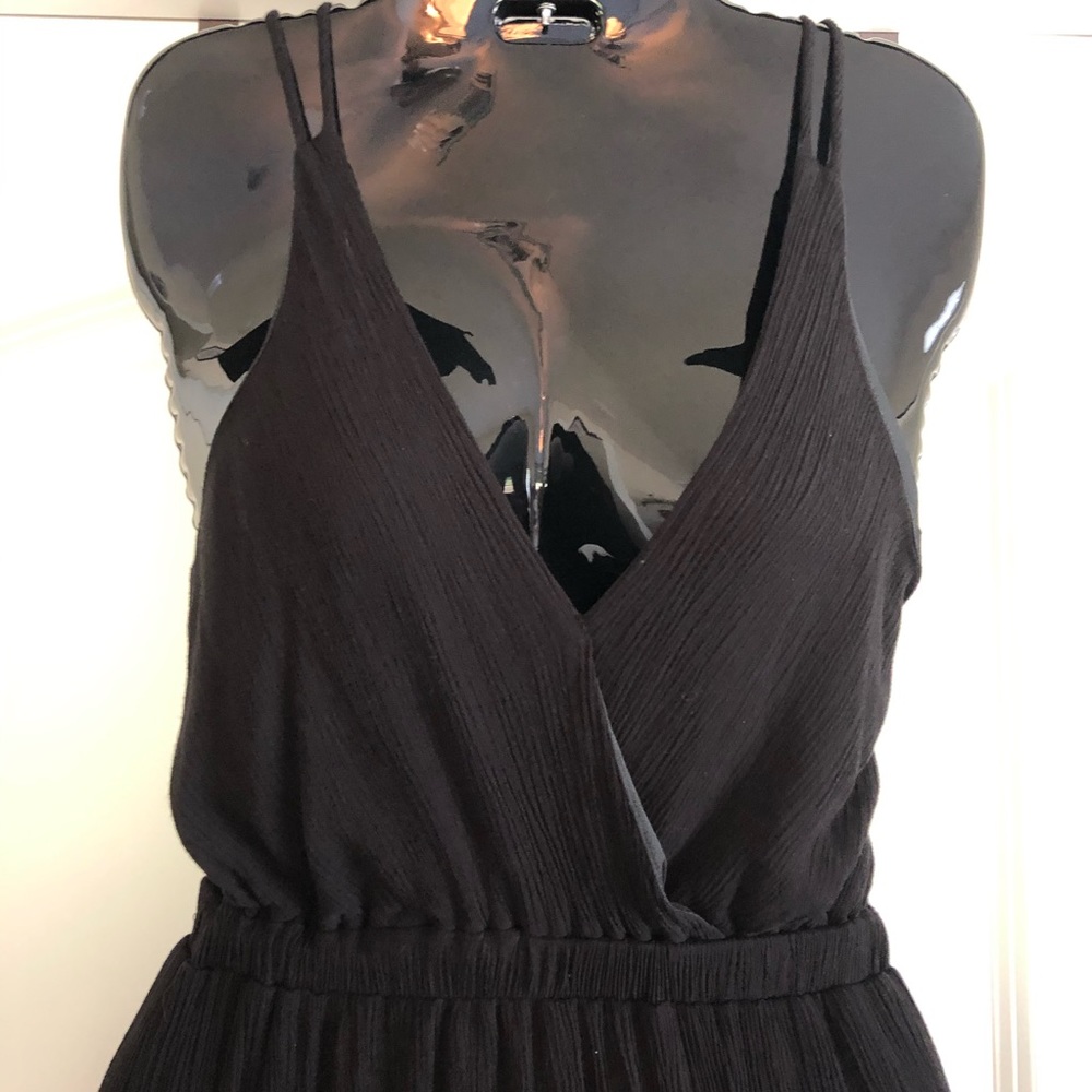Maxi Lulu crepe dress